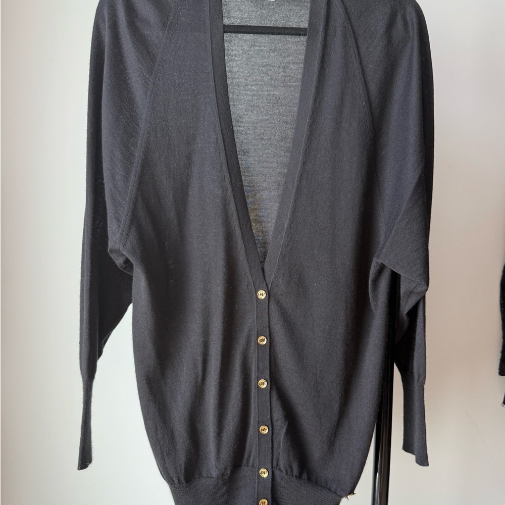 Gucci Cardigan, Cashmere, Silk, Merino, with Gold buttons